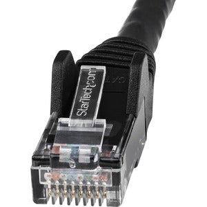 Cable Ethernet StarTech.com N6LPATCH7MBK | 7m, 10GB 650MHz, PoE 100W