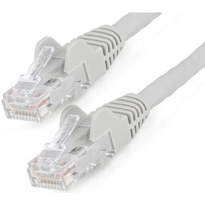 Startech.com Cable de 15m Cat6 Ethernet - Lszh - Cable de Red Rj45 Utp de 10GB 650MHZ - Poe de 100w - Sin Enganche Etl - Gris - Cable For Dispositivo de Red, Tarjeta de Red, Servidor, Router, Nas,