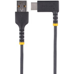 Startech.com Cable 1m USB a a USB C Acodado en Ángulo Recto - Cable USB-C de Carga Rápida de Alta Resistencia - USB 2.0 a a USB TIPO-C - Cable For Dispositivo Periférico, Ipad Pro, Ipad Mini,