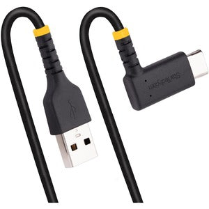 Cable USB-C StarTech.com R2ACR-2M | 2m, Acodado en Ángulo Recto, Carga Rápida