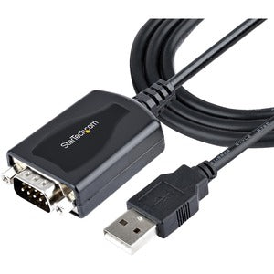 Cable USB a Serial StarTech.com 1P3FPC-USB-SERIAL | 91CM, Conversor DB9 RS232 Macho
