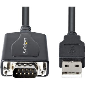 Cable USB a Serial StarTech.com 1P3FPC-USB-SERIAL | 91CM, Conversor DB9 RS232 Macho