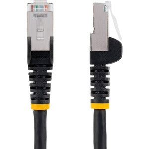 Startech.com Cable de 4.5m de Red Ethernet Cat6a - Negro - Lszh - 10GB - 500MHZ - Poe++ de 100w - Snagless Sin Pestillo - RJ-45 - S/ftp - Cable For Dispositivo de Red - 10gbit/s - Cable de Conexión -