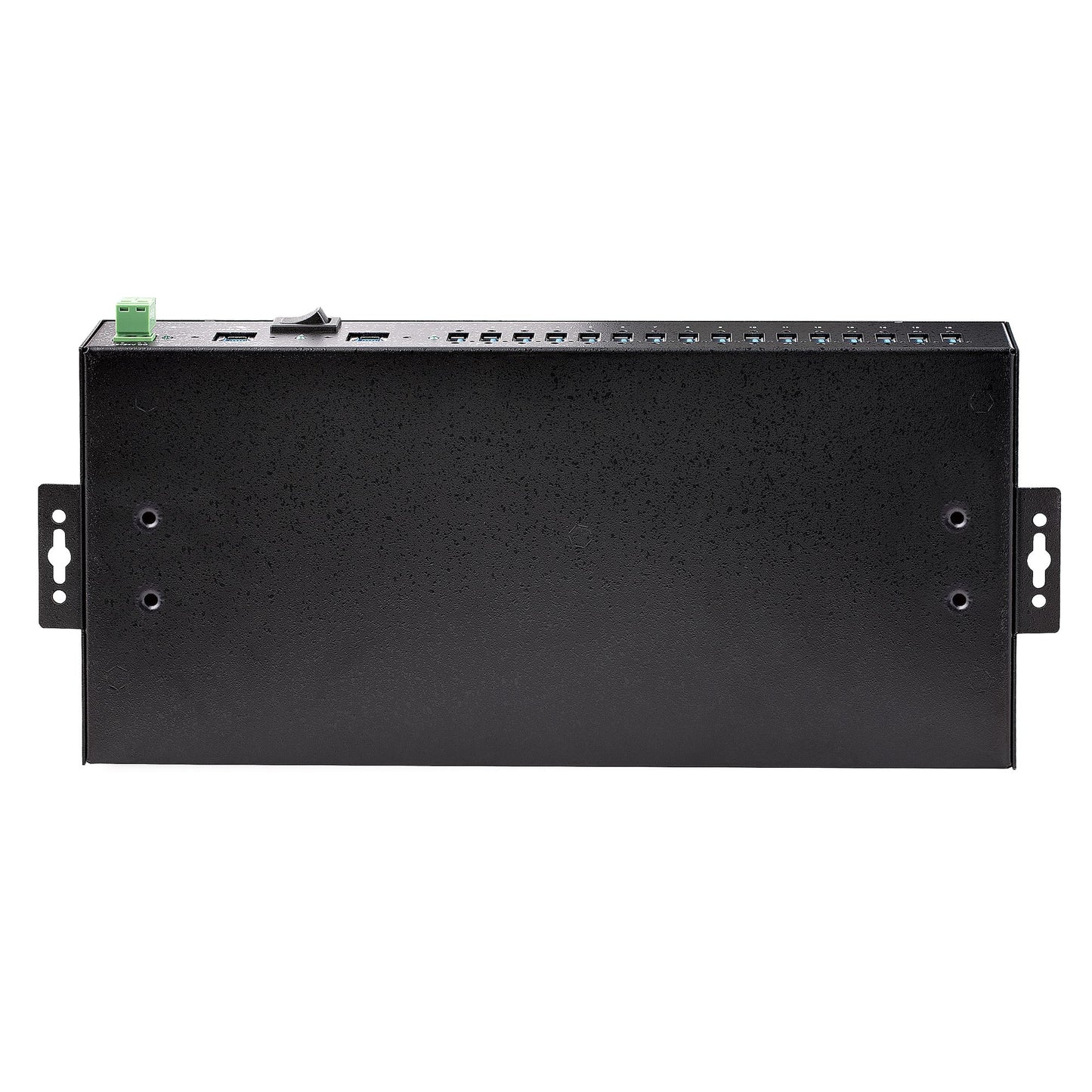 Startech.com Hub USB 3.0 16 Puertos Industrial - Montaje en Rack/superficie/din - Carga Compartida 120w - Esd - Bloque de Terminal - 16 Total USB Port(s)