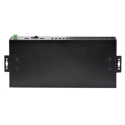 Startech.com Hub USB 3.0 16 Puertos Industrial - Montaje en Rack/superficie/din - Carga Compartida 120w - Esd - Bloque de Terminal - 16 Total USB Port(s)