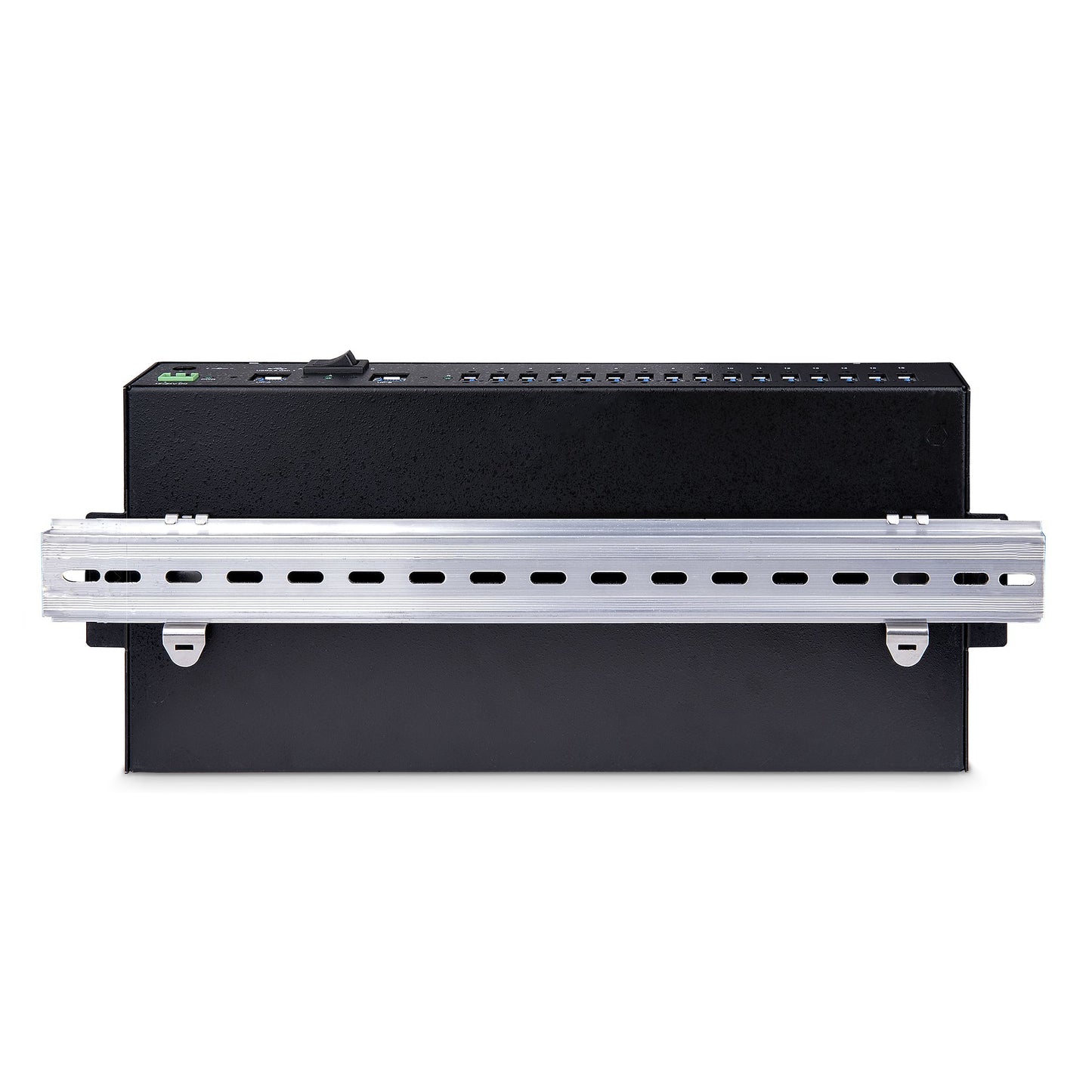 Startech.com Hub USB 3.0 16 Puertos Industrial - Montaje en Rack/superficie/din - Carga Compartida 120w - Esd - Bloque de Terminal - 16 Total USB Port(s)