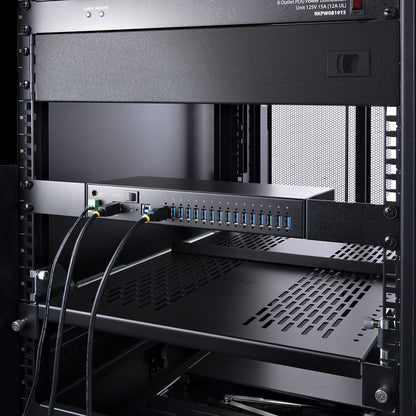 Startech.com Hub USB 3.0 16 Puertos Industrial - Montaje en Rack/superficie/din - Carga Compartida 120w - Esd - Bloque de Terminal - 16 Total USB Port(s)