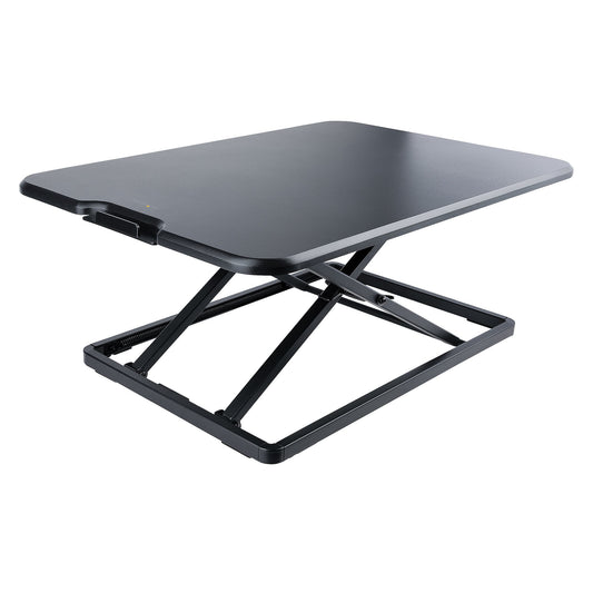 Startech.com Convertidor de Escritorio Bipedestación de Pie y Sentado para Laptop - Hasta 8kg - Elevador de Altura Ajustable - 8kg Capacidad de Carga - 4.6CM Altura X 47CM Ancho - Mesa - Acero - Negro