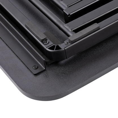Startech.com Convertidor de Escritorio Bipedestación de Pie y Sentado para Laptop - Hasta 8kg - Elevador de Altura Ajustable - 8kg Capacidad de Carga - 4.6CM Altura X 47CM Ancho - Mesa - Acero - Negro