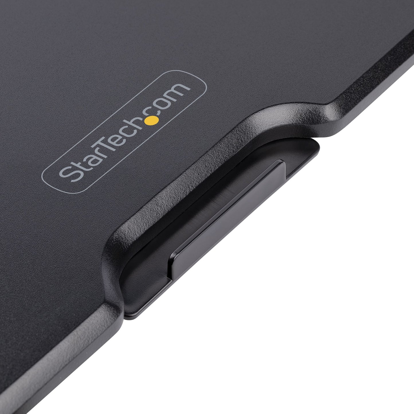 Startech.com Convertidor de Escritorio Bipedestación de Pie y Sentado para Laptop - Hasta 8kg - Elevador de Altura Ajustable - 8kg Capacidad de Carga - 4.6CM Altura X 47CM Ancho - Mesa - Acero - Negro