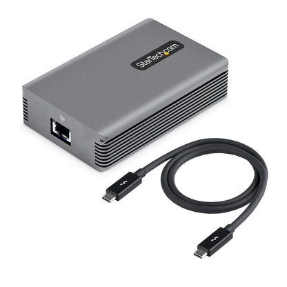 Startech.com Adaptador de Red Ethernet Externo Thunderbolt 3 a Rj45 - 10gbe - Nic 10gbase-t/5-2.5gbase-t - 10GB - Cable Tb3 - Win/mac - Startech.com Adaptador de Red Ethernet Externo Thunderbolt 3 a