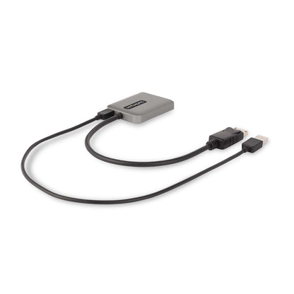 Startech.com Hub Mst de 2 Puertos Displayport 1.4 - Divisor Splitter Dp para 2 Monitores - Adaptador Dp a 2x Dp 5k 60hz - Solo Windows - 3840 × 2160 - Displayport - USB