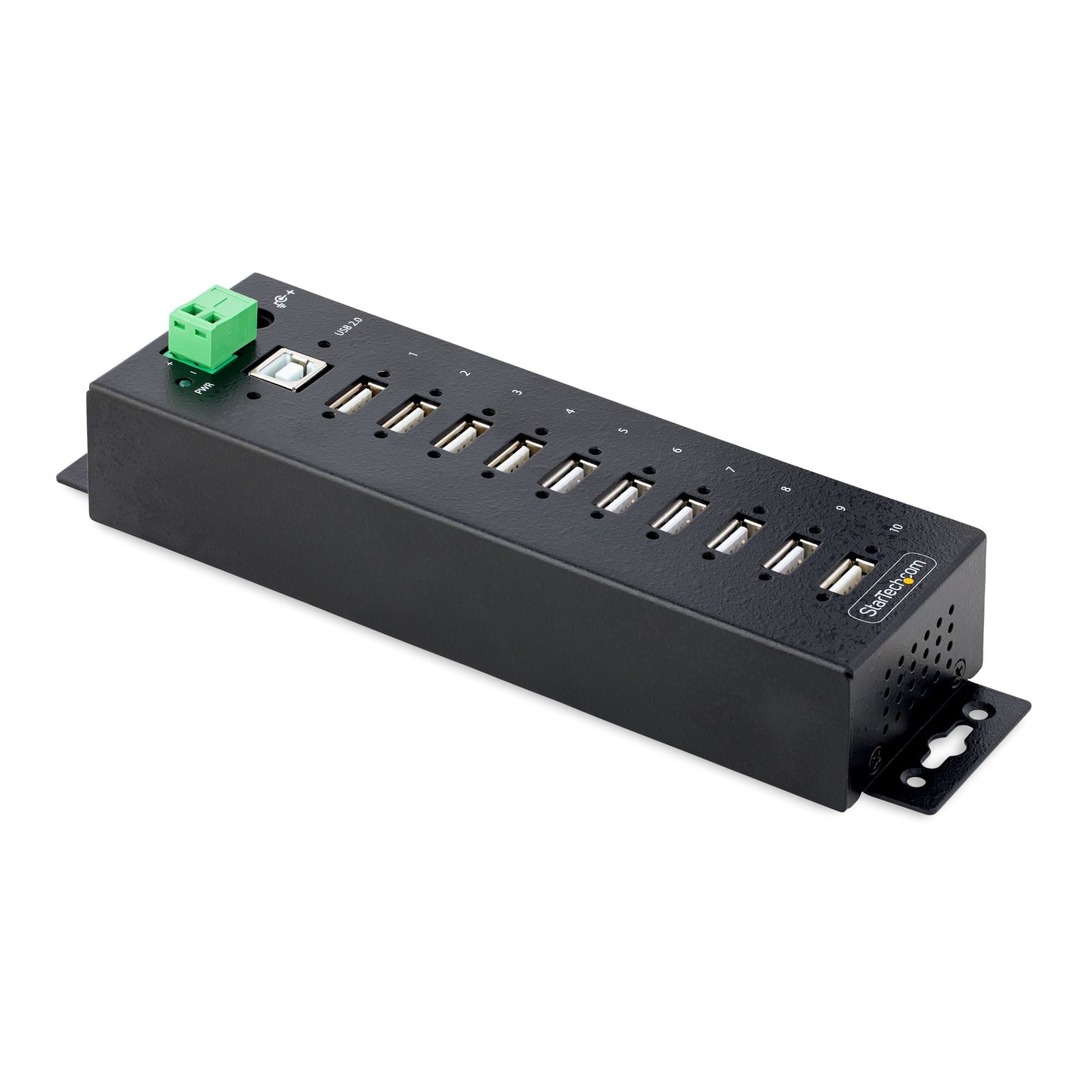Hub USB StarTech.com USB210AIND | 10 Puertos USB 2.0, Protección ESD Nivel 4