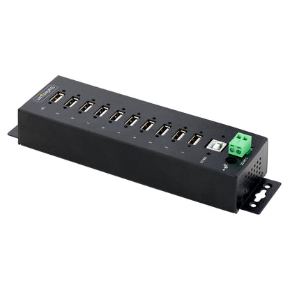 Hub USB StarTech.com USB210AIND | 10 Puertos USB 2.0, Protección ESD Nivel 4