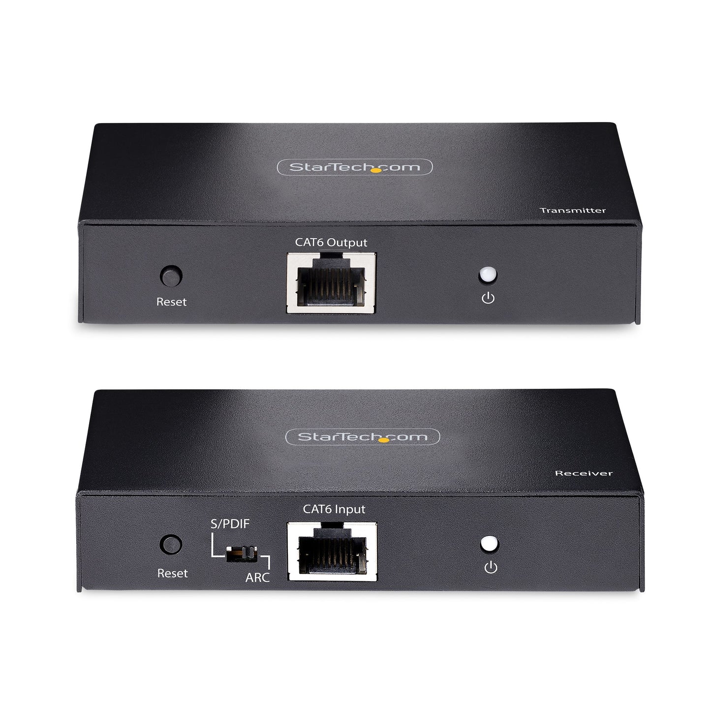 Startech.com Extensor de Video HDMI 4k Por Cable Cat5/cat6 Ethernet - 4k 60hz Hdr - 70m - S/pdif - Juego Transmisor y Receptor - 2 X Red (rj-45) - 3 X HDMI - 70.10m Alcance Extendido - Metálico