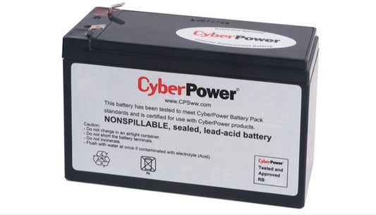 Unidad de Batería Cyberpower Rb1280 - 7200mah - 12v Dc - Lead Acid