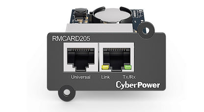 Adaptador de Gestión de Alimentación CyberPower RMCARD205 | 2 Puertos RJ-45, Conexión Remota