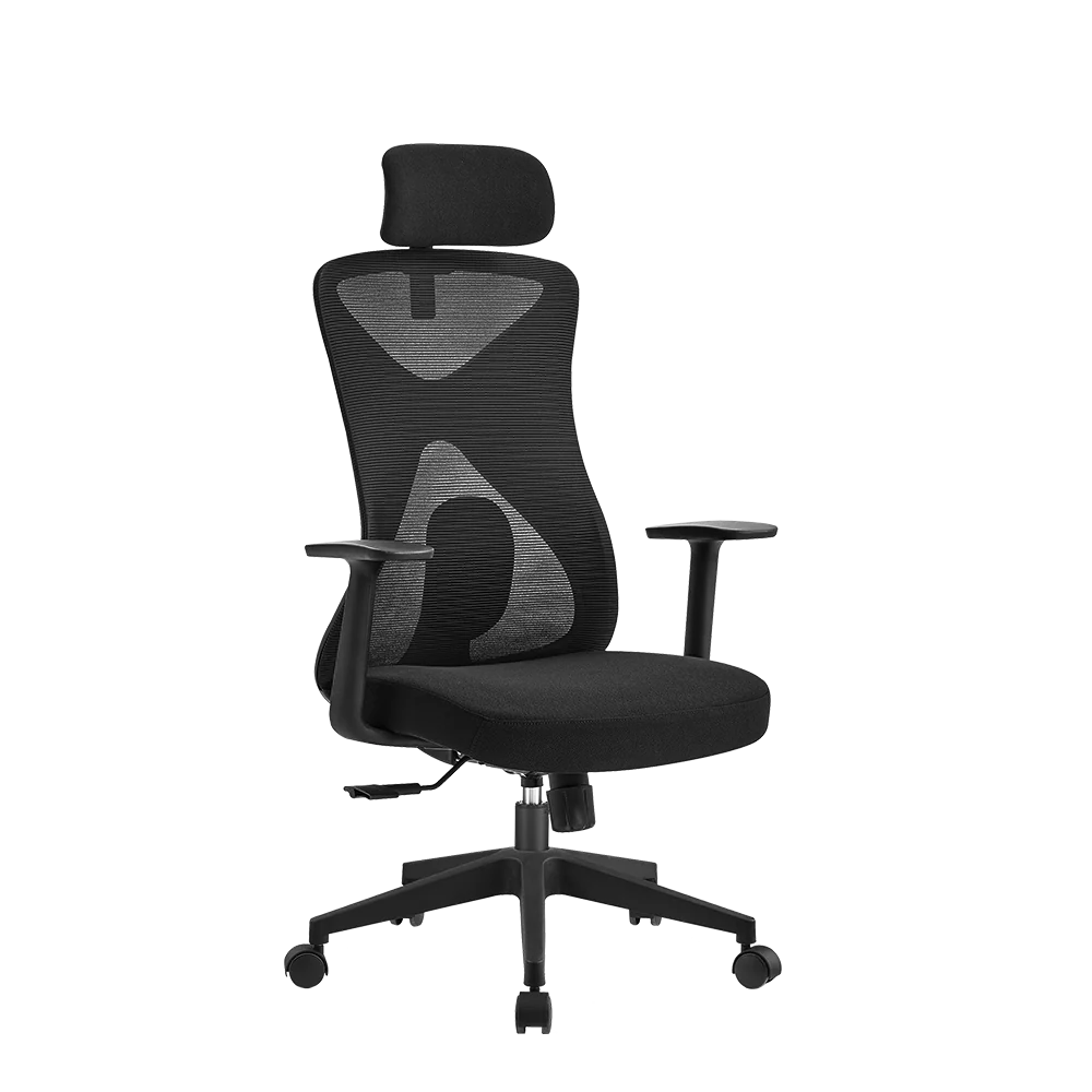 Silla de Oficina Acteck AC-937238 | Ergonómica, Ajuste Lumbar, Soporta Hasta 120 Kg
