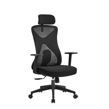 Silla de Oficina Acteck AC-937238 | Ergonómica, Ajuste Lumbar, Soporta Hasta 120 Kg