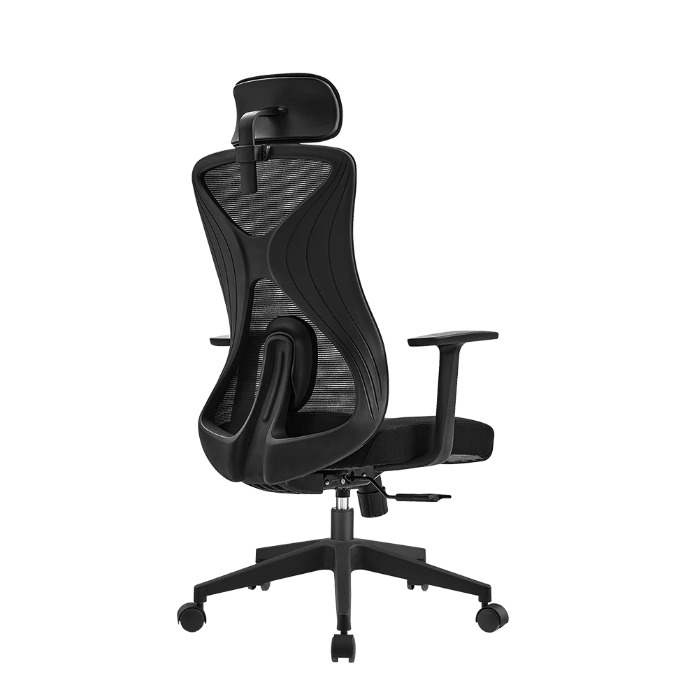 Silla de Oficina Acteck AC-937238 | Ergonómica, Ajuste Lumbar, Soporta Hasta 120 Kg