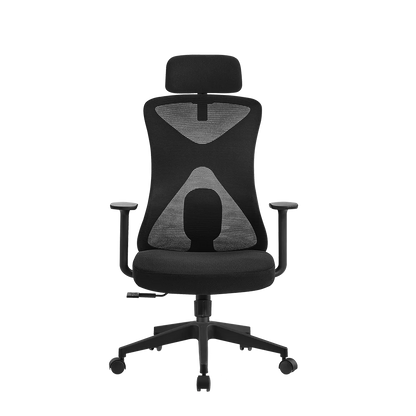 Silla de Oficina Acteck AC-937238 | Ergonómica, Ajuste Lumbar, Soporta Hasta 120 Kg