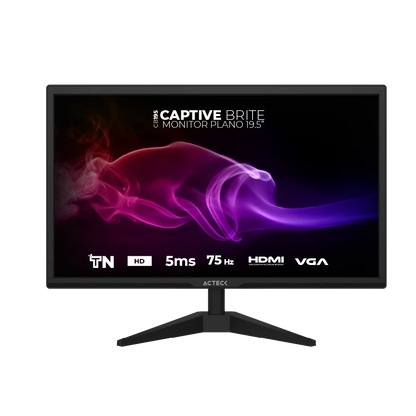 Monitor Acteck AC-939409 | 19.5" HD, 75Hz, 5ms, Low Blue Light