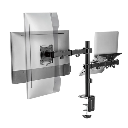Soporte Articulado Acteck AC-939652 | Soporta 9 kg Monitor, 4 kg Laptop