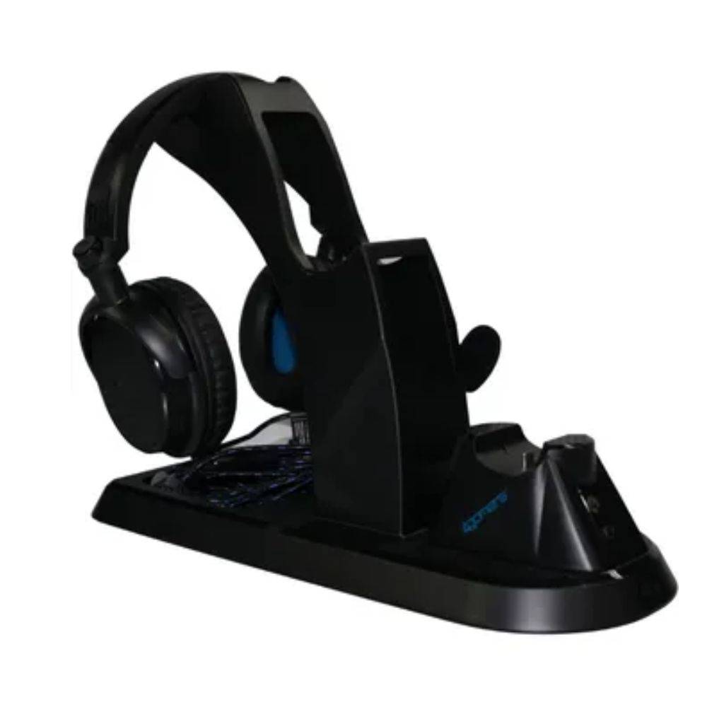 Diadema Gamer 4Gamers UGS-V1-BLK-4G | Sonido Surround, Diseño Ergonómico