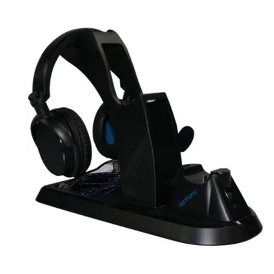 Diadema Gamer 4Gamers UGS-V1-BLK-4G | Sonido Surround, Diseño Ergonómico