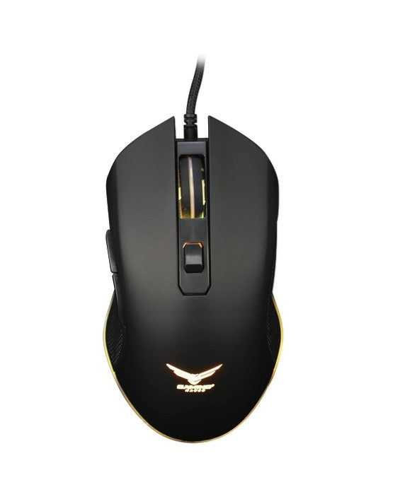 Mouse Naceb Technology NA-0932 - USB, Juego, 800-2400 DPI, Negro