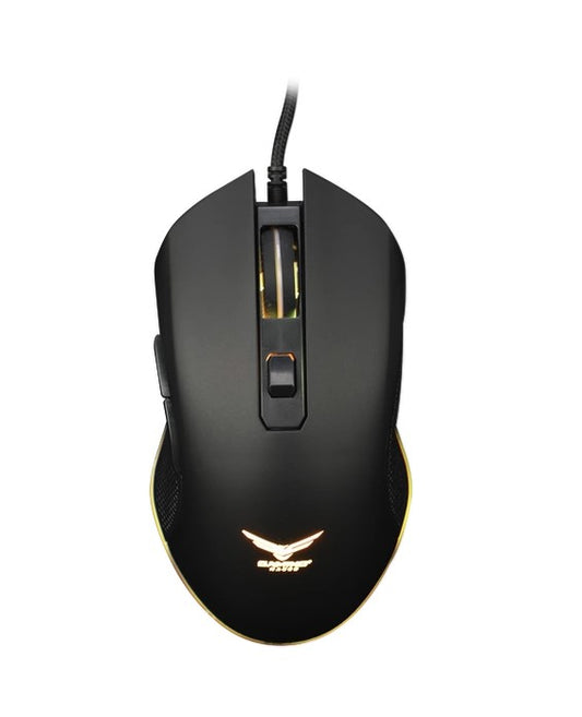 Mouse Naceb Technology NA-0932 - USB, Juego, 800-2400 DPI, Negro