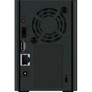 Nas 2 Bahías Linkstation 220d Series, 8TB (incluye 2 HDD de 4tb) Raid 0/1, Sistema de Almacenamiento en Red RJ-45 Gigabit, USB 2.0,  Compatible con Windows & Mac, Personal Cloud Storage con Acceso
