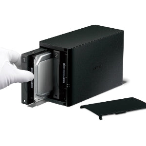 Nas 2 Bahías Linkstation 220d Series Soho, 8TB (incluye 2 HDD de 4tb) Raid 0/1, Sistema de Almacenamiento en Red RJ-45 Gigabit, USB 2.0,  Compatible con Windows®, Windows Server® &  Mac Os®, Incluye