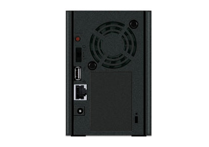 Nas 2 Bahías Linkstation 220d Series, 12TB (incluye 2 HDD de 6tb) Raid 0/1, Sistema de Almacenamiento en Red RJ-45 Gigabit, USB 2.0,  Compatible con Windows & Mac, Personal Cloud Storage con Acceso