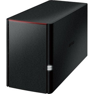 Nas 2 Bahías Linkstation 220d Series, 12TB (incluye 2 HDD de 6tb) Raid 0/1, Sistema de Almacenamiento en Red RJ-45 Gigabit, USB 2.0,  Compatible con Windows & Mac, Personal Cloud Storage con Acceso
