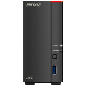 Nas 1 Bahía Linkstation 710d Series, 8TB (incluye 1 HDD de 8tb), Sistema de Almacenamiento en Red RJ-45 2.5 Gigabit, USB 3.2,  Compatible con Windows & Mac, Personal Cloud Storage con Acceso Remoto