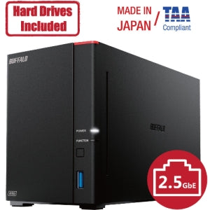 NAS Buffalo LinkStation 720D | 8TB, Almacenamiento en Red RJ-45 2.5 Gigabit