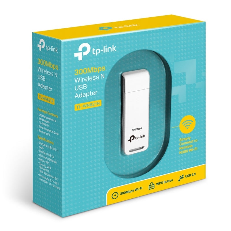 TP-LINK Adaptador Inalámbrico USB N a 300mbps