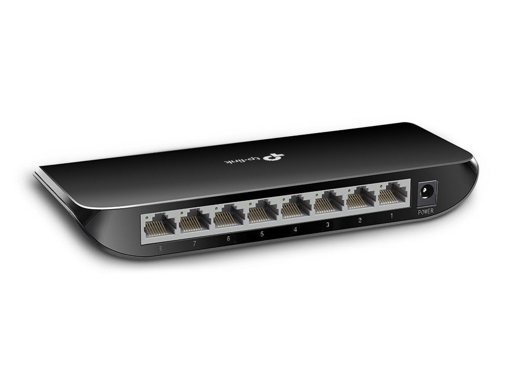 TP-LINK Switch No Administrable de 8 Puertos Gigabit 10/100/1000.