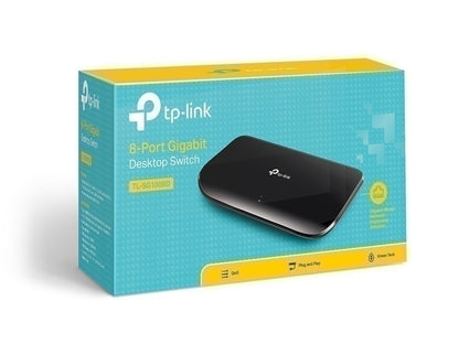 TP-LINK Switch No Administrable de 8 Puertos Gigabit 10/100/1000.