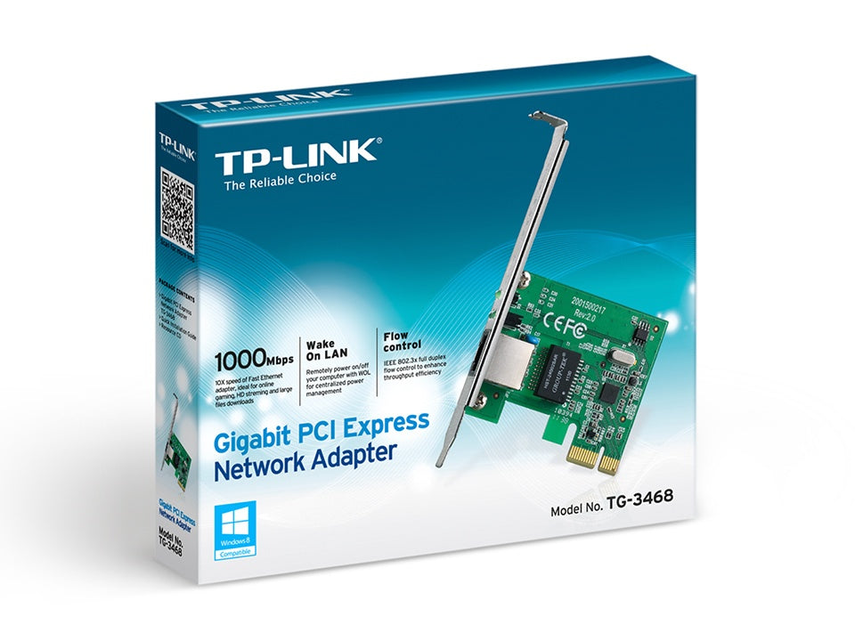 TP-LINK Adaptador Pci Express de Red Ethernet Gigabit