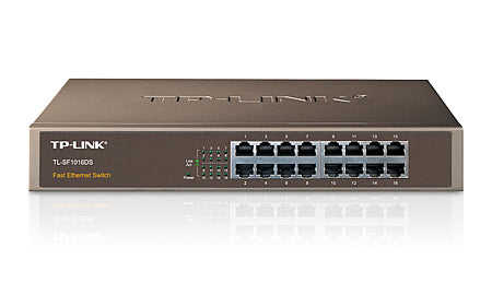 TP-LINK Switch No Administrable de 16 Puertos Fast Ethernet 10/100