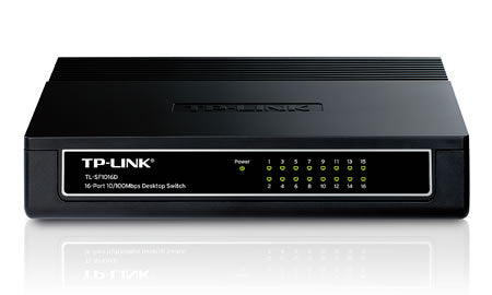 TP-LINK Switch No Administrable de 16 Puertos Fast Ethernet 10/100