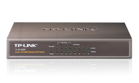 TP-LINK Switch Poe de Escritorio de 8 Puertos de 10/100mbps