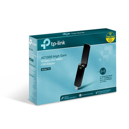 Adaptador USB Inalámbrico TP-Link ARCHER T4U | Doble Banda AC1300, Alta Velocidad
