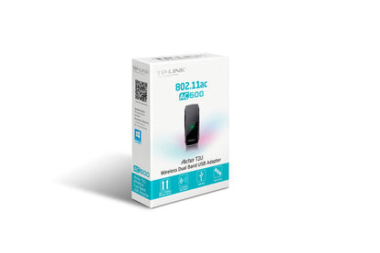Adaptador Inalámbrico TP-Link ARCHER T2U | Banda Dual, AC600