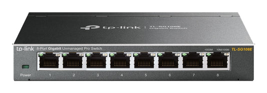 Conmutador Ethernet TP-Link TL-SG108E | 8 Puertos, 10/100/1000 Mbps