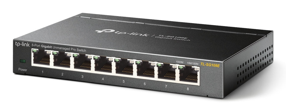 Conmutador Ethernet TP-Link TL-SG108E | 8 Puertos, 10/100/1000 Mbps