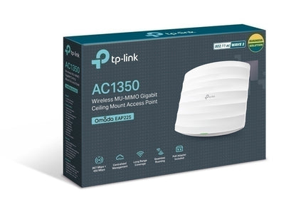 Access Point TP-Link EAP225 | Gigabit, MU-MIMO, Inalámbrico AC1350