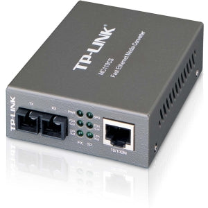 Convertidor Multimedia TP-Link MC110CS | 10/100 Mbps, Modo Individual